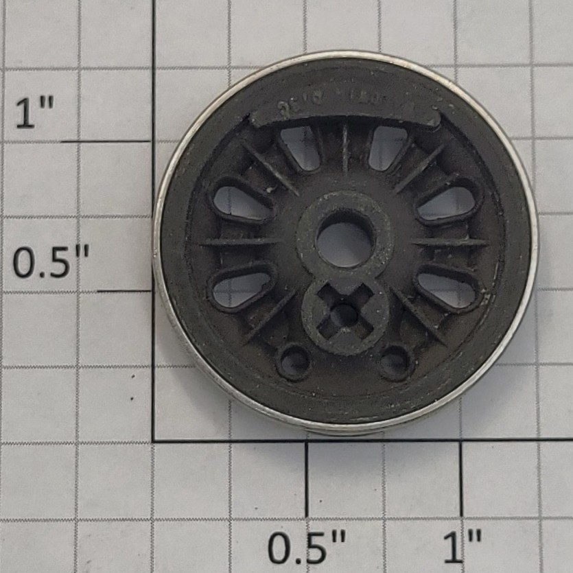 Lionel 18053-521 Berkshire Blind Drive Wheel with Nickel Tire #726 (New)