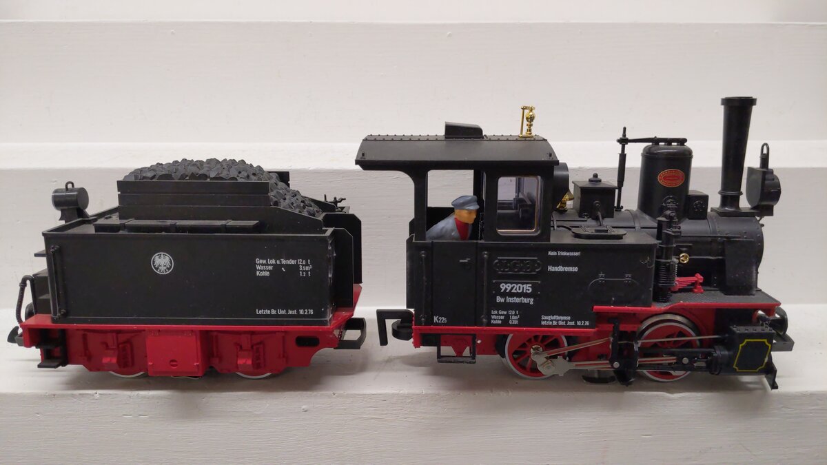 LGB 2015D G Insterburg Steam Locomotive & Tender #992015/Box | eBay