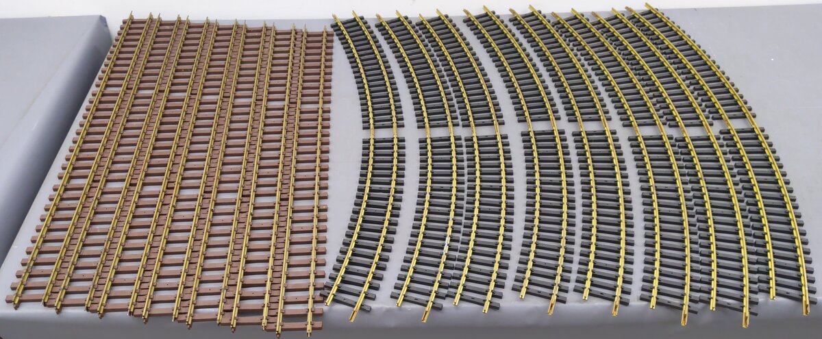 Lionel G Scale - Straight and Curved Brass Track Sections [23] | eBay display picture 1