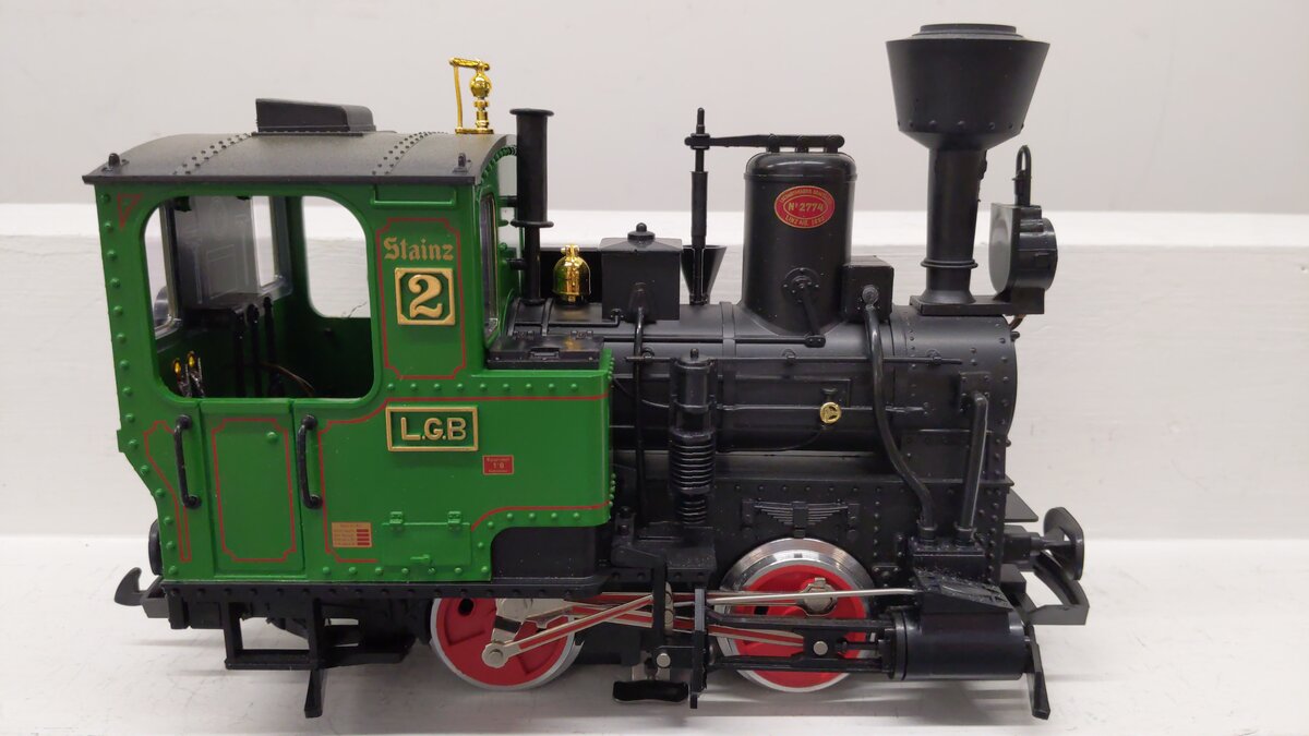 LGB 2120D G Scale Stainz 0-4-0 Steam Locomotive #2774 EX/Box | eBay