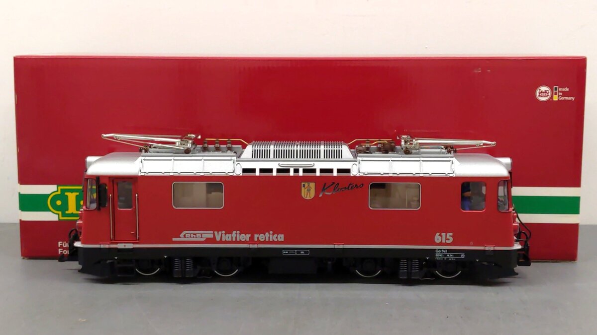 LGB 22430 G Scale Rhätishe Bahn GE 4/4 II Electric Locomotive #615