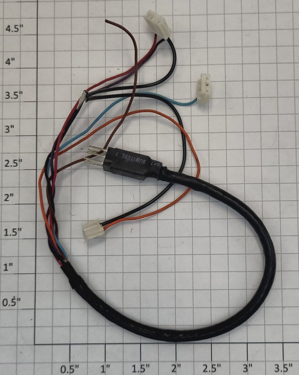 Lionel 18045-T70 Male 5-Pin Plug and Sleeve Tender Wiring Harness Assembly (New)