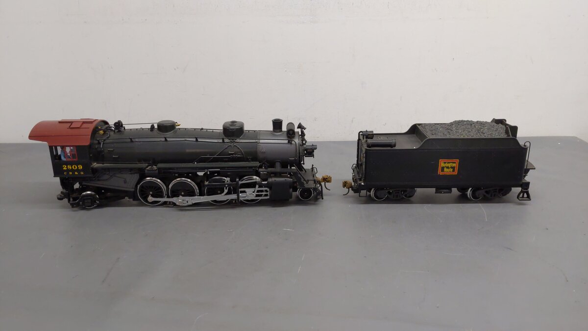 LGB 21872 G Scale PRR 2-8-2 Mikado Steam Locomotive & Tender #2809