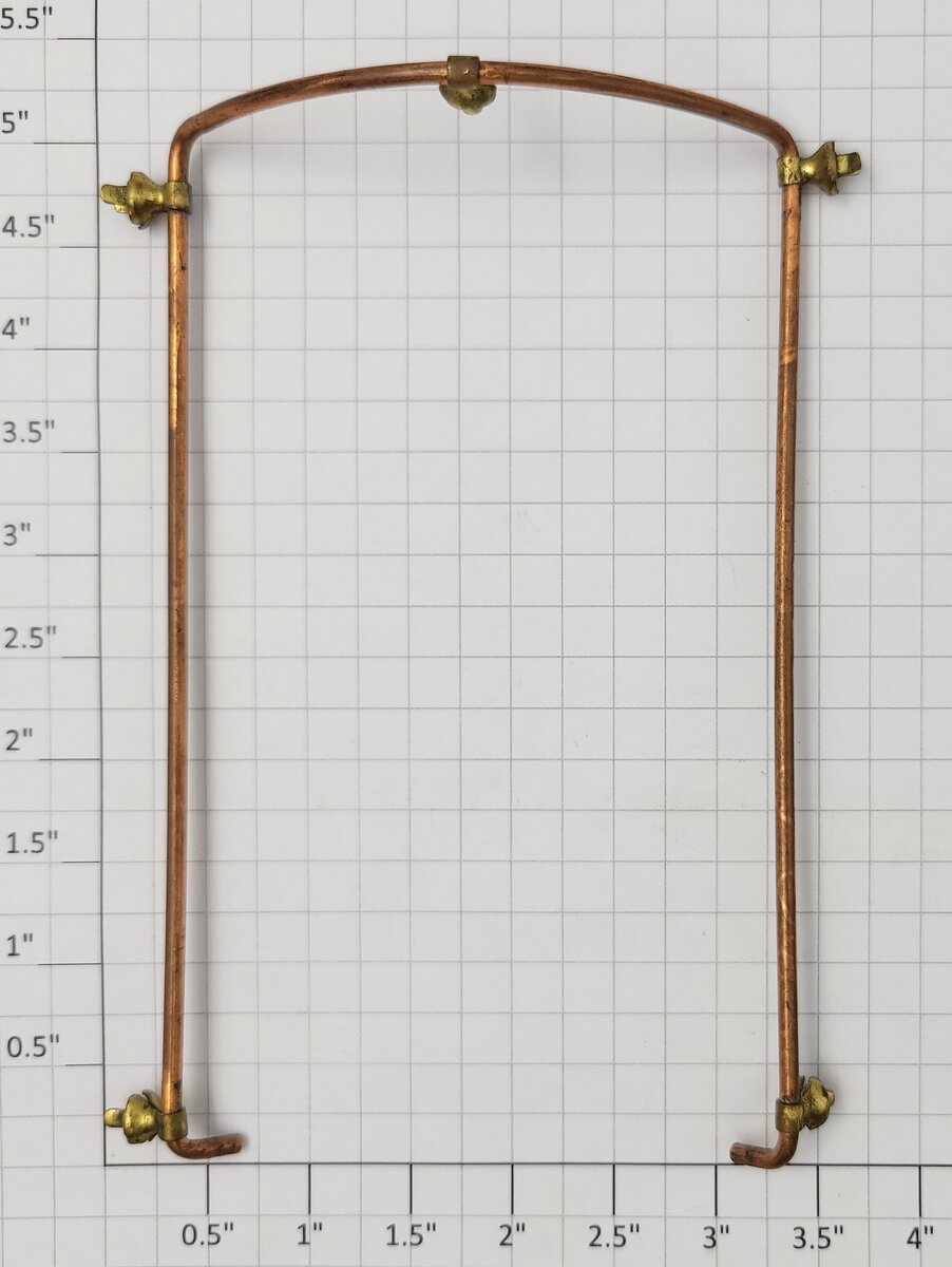 Lionel 400T-4 Standard Gauge Oil Tender Copper Handrail w/ Brass Stanchions (Original)