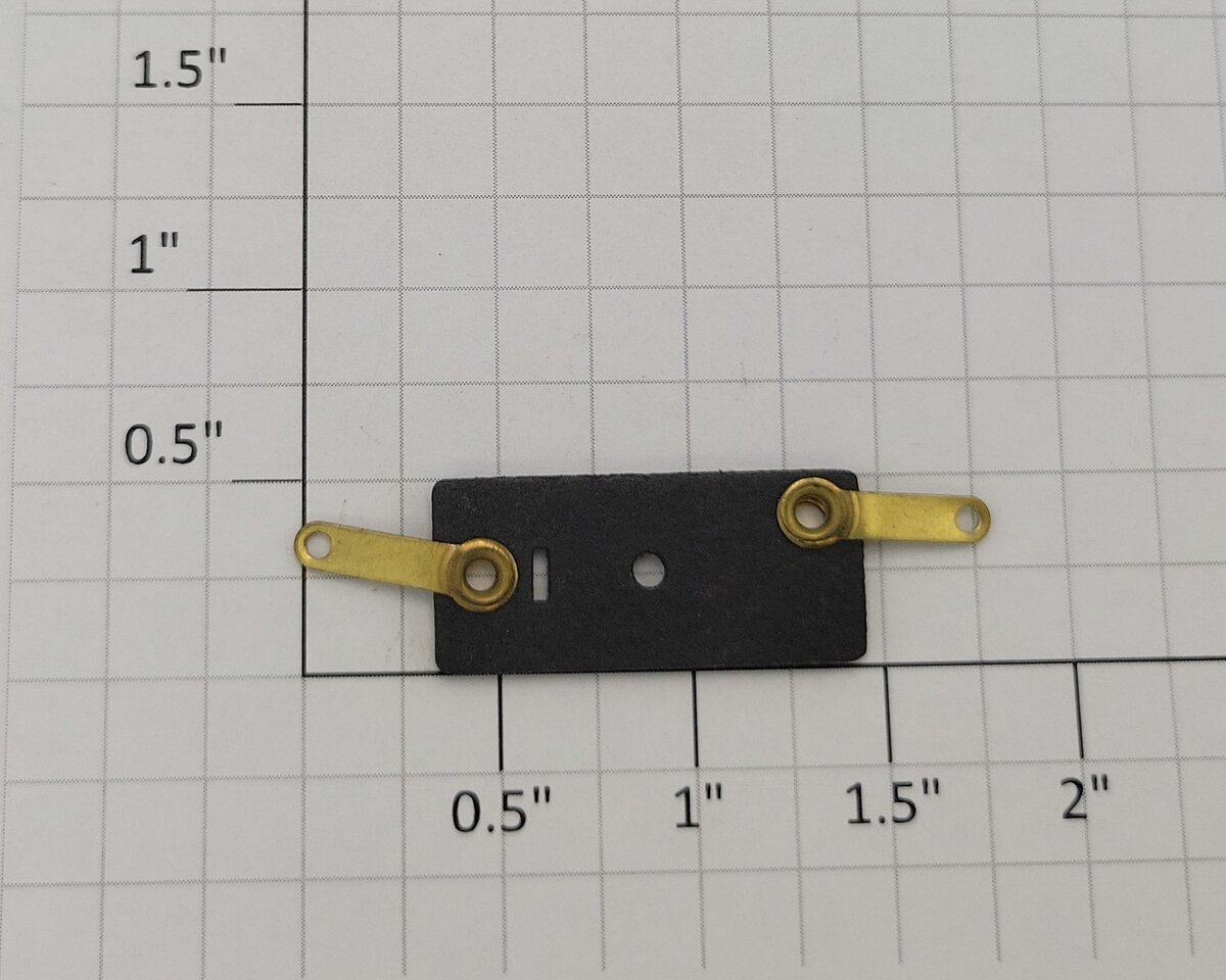 Lionel 100-43 E-Unit Switch Lever Back Plate (Reproduction )