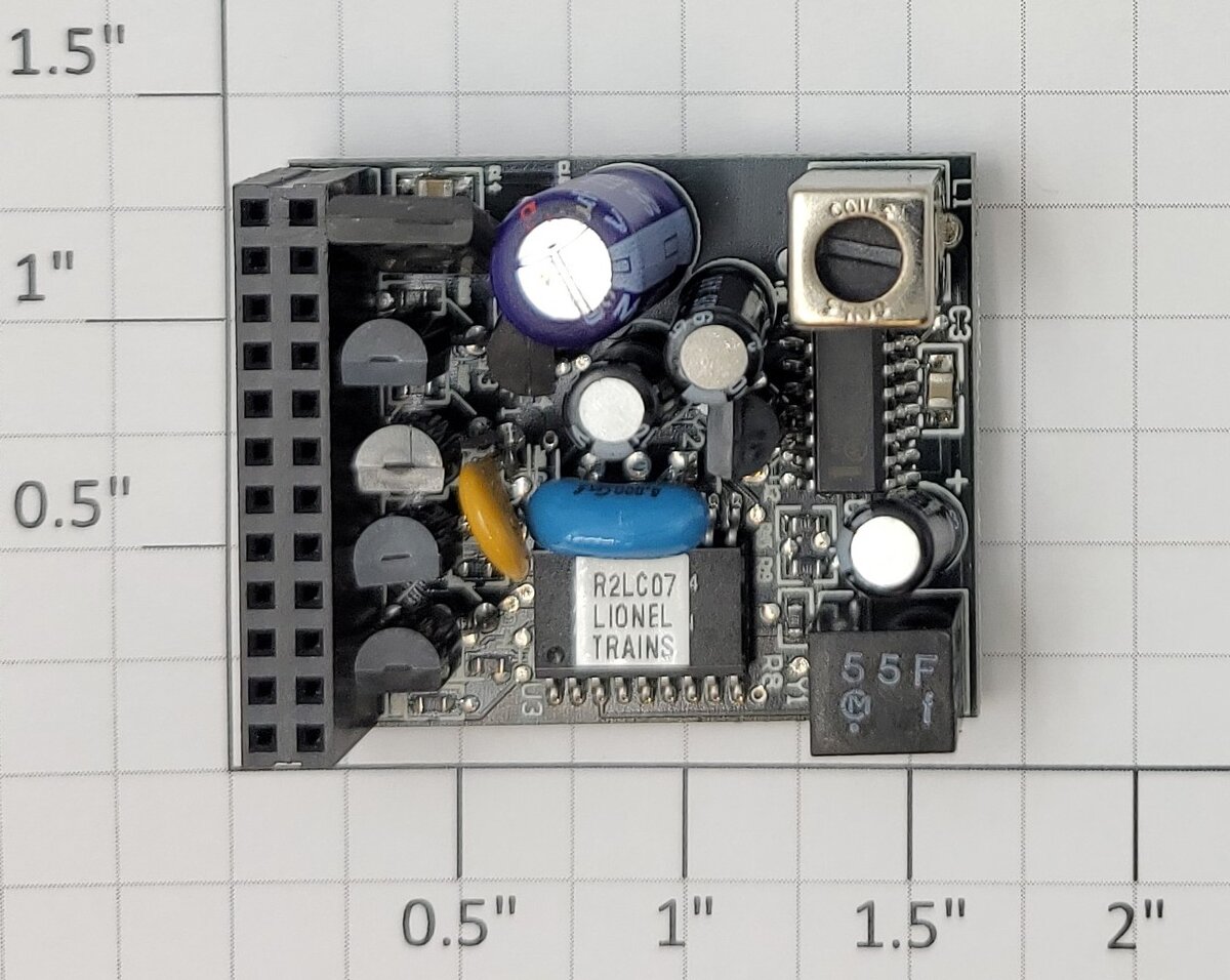 Lionel 691PCB1024 TMCC R2LC-7 Radio Receiver PCB Circuit Board (New)