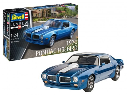 Revell of Germany 07672 1:24 1970 Pontiac Firebird Car Plastic Model Kit