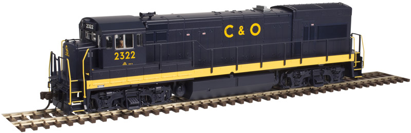 Atlas 10002167 HO Chesapeake &amp; Ohio U23B Low Nose 
