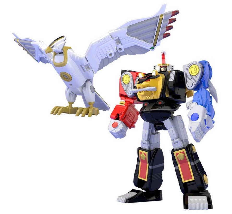 Bandai 25093 Ninja Megazord & White Ninja Falconzord Set Plastic Model