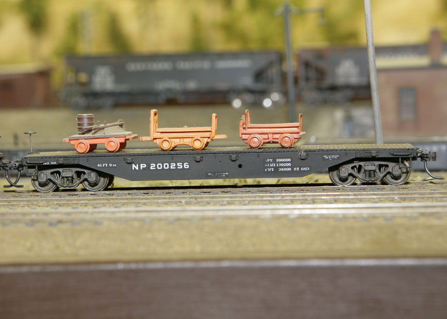 Central Valley Models 1003 HO Northern Pacific 41' Flat Car (Set of 2
