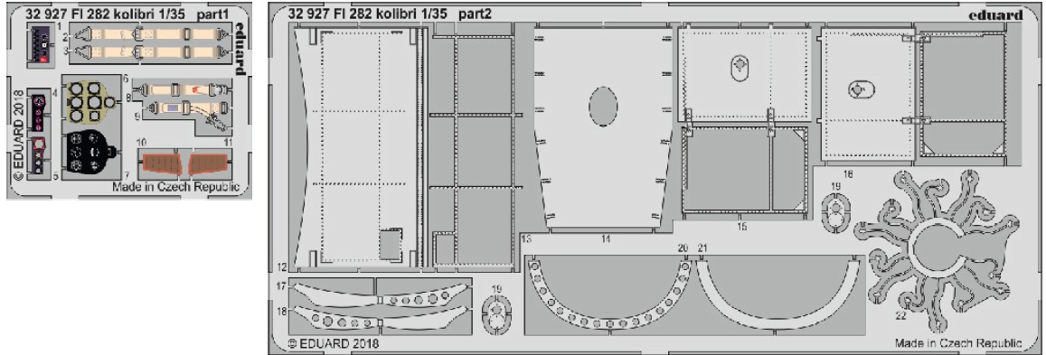 Eduard 1 32 Aircraft Fi2 Kolibri For Mini Art Painted Ebay