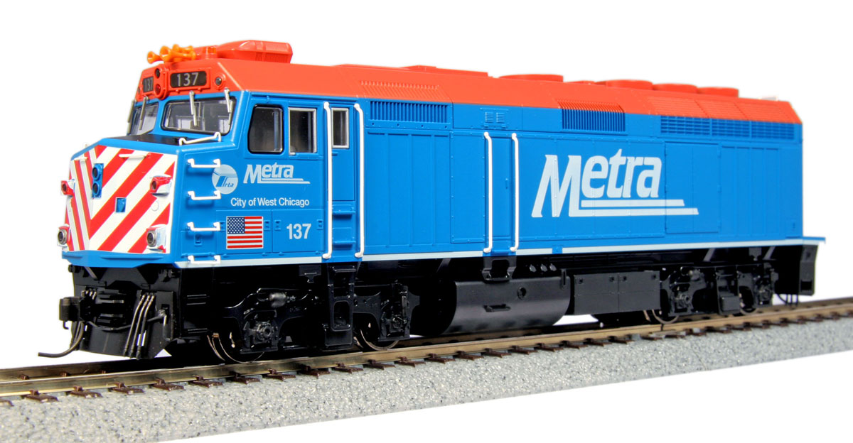 Kato 302004 HO Metra EMD F40PH with Pullman BiLevel Coach Unitrack eBay