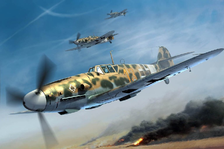 The Second World War in Colour | A pair of Messerschmitt Bf