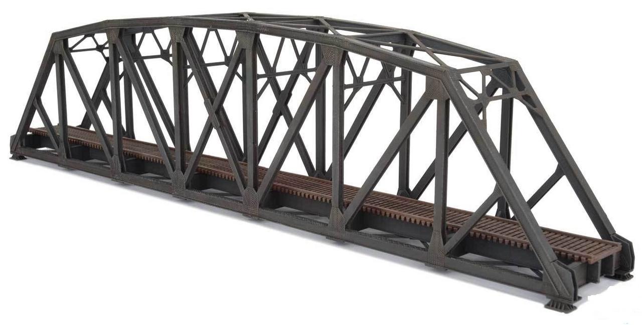Walthers 9333870 N SingleTrack Arched Pratt Truss Bridge Kit eBay
