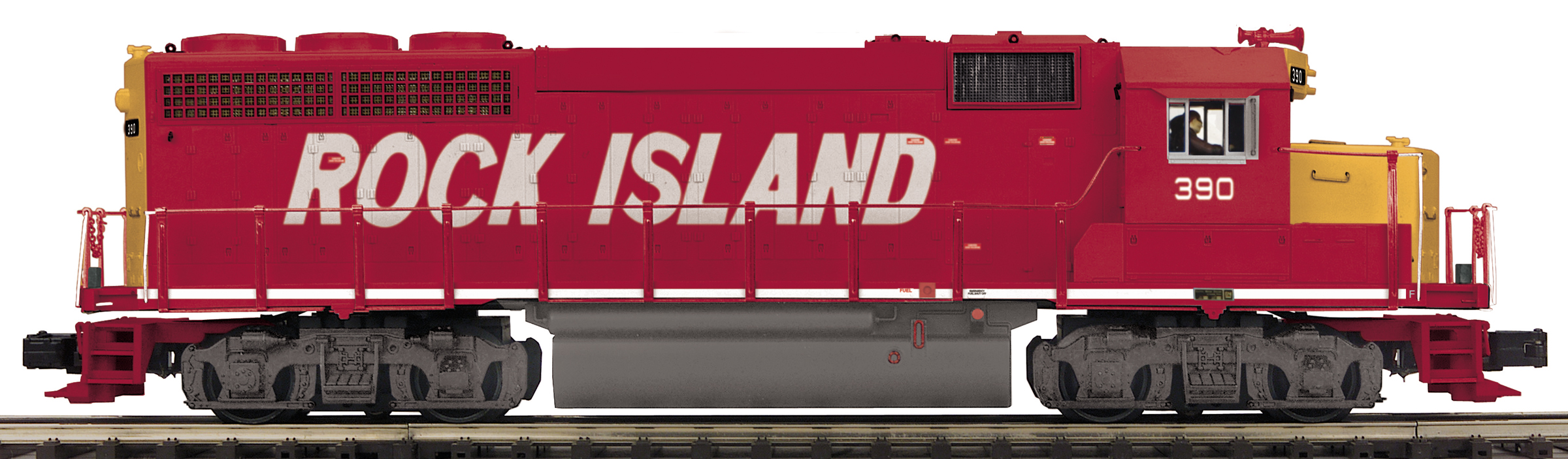 MTH 20208301 O Gauge Rock Island HiRail GP40 Diesel w