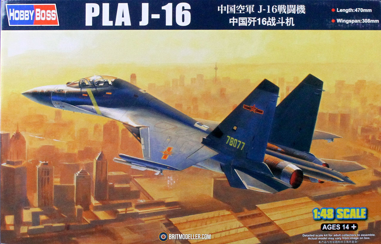 Hobby Boss Models 81748 148 Shenyang Pla J16 Aircraft Plastic Model