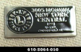 Lionel 6108064050 Nameplate-Mohawk (New)
