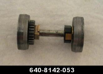 American Flyer 6408142053 Drive Wheelset / 40" / Blind / A-F U-33C
