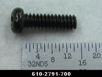 Lionel 6102791700 #4-40 x 1/2" Black Phillips Pan Head Machine Screw (New)