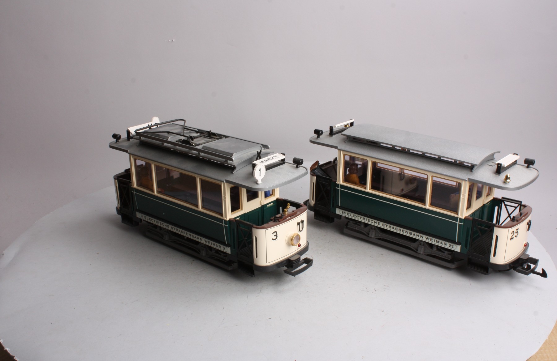 LGB 21355 G Scale Electrische Strassenbahn Weimar Trolley Set LN