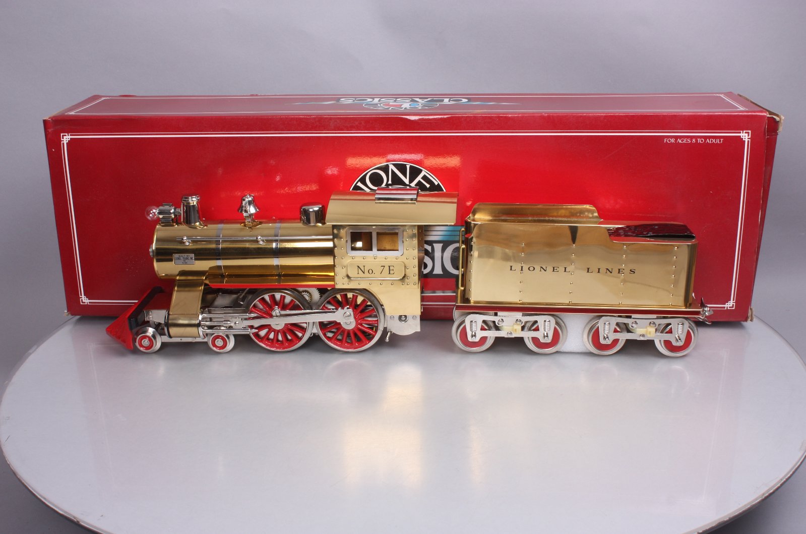 Lionel 613104 The "Old No. 7" Steam & Tender No.7E (Brass