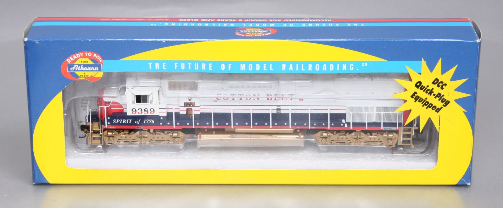 Athearn 91620 HO Scale Cotton Belt SD45T 2 Diesel 9389 LN