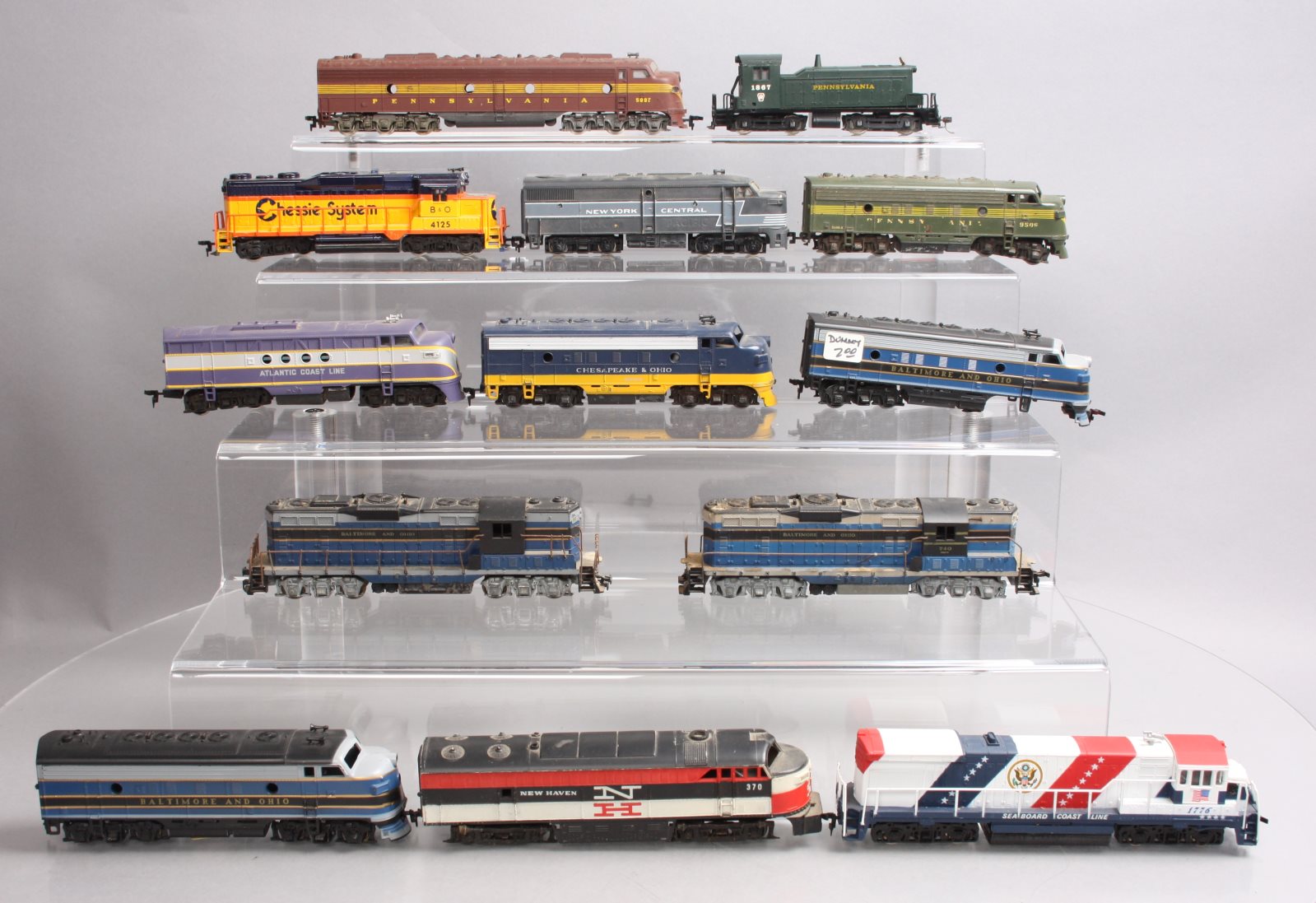 HO Scale B&O, ACL, PRR, Etc Assorted Diesel [13] eBay