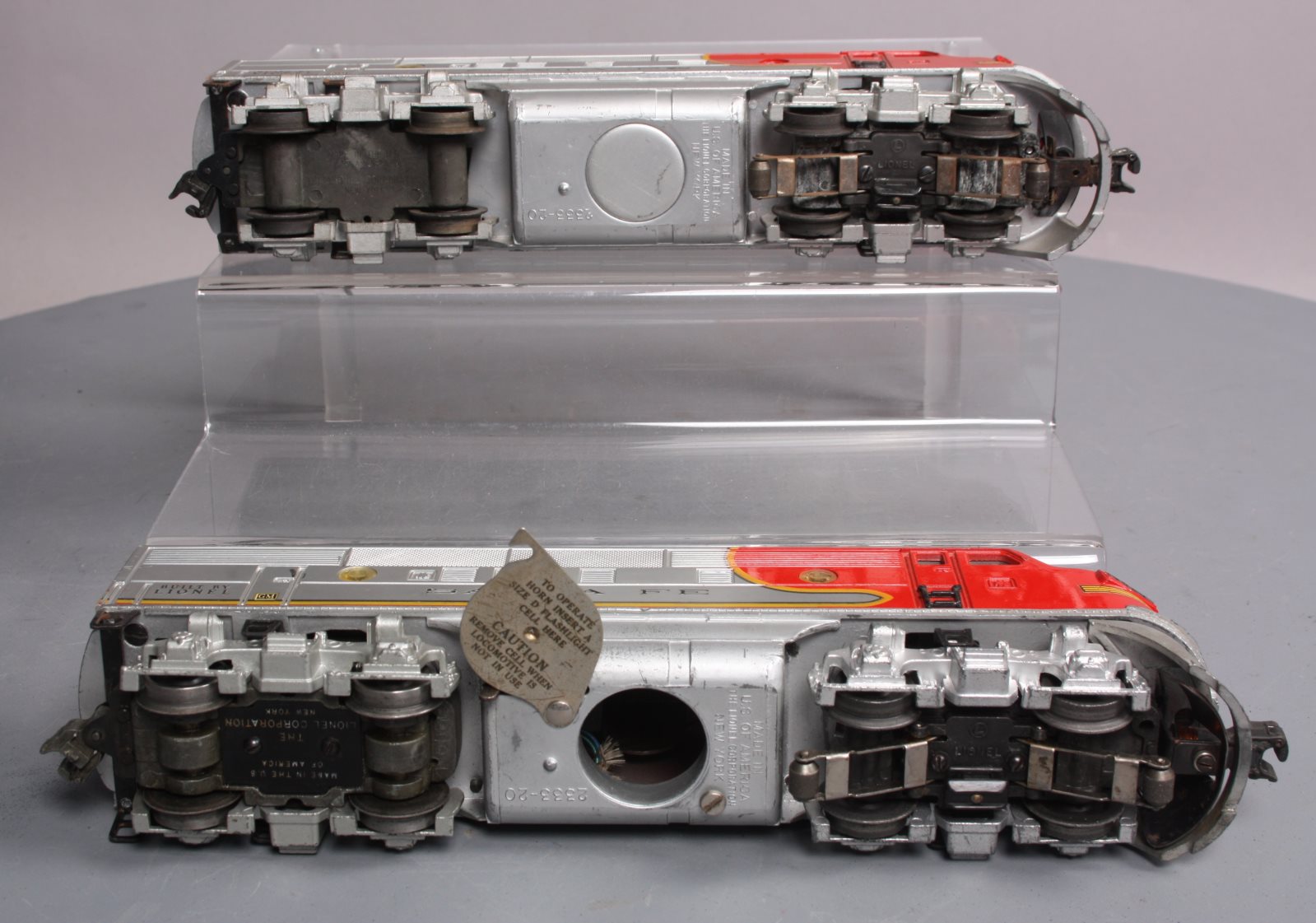 Lionel 2343 Santa Fe F3 AA Diesel Set eBay