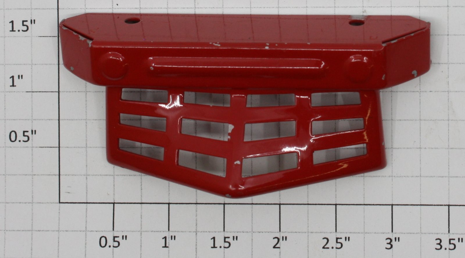 Lionel 385E-40 Red Tinplate Pilot & Cowcatcher - Fits 385E, 392E, 1835E (Repro-Red)