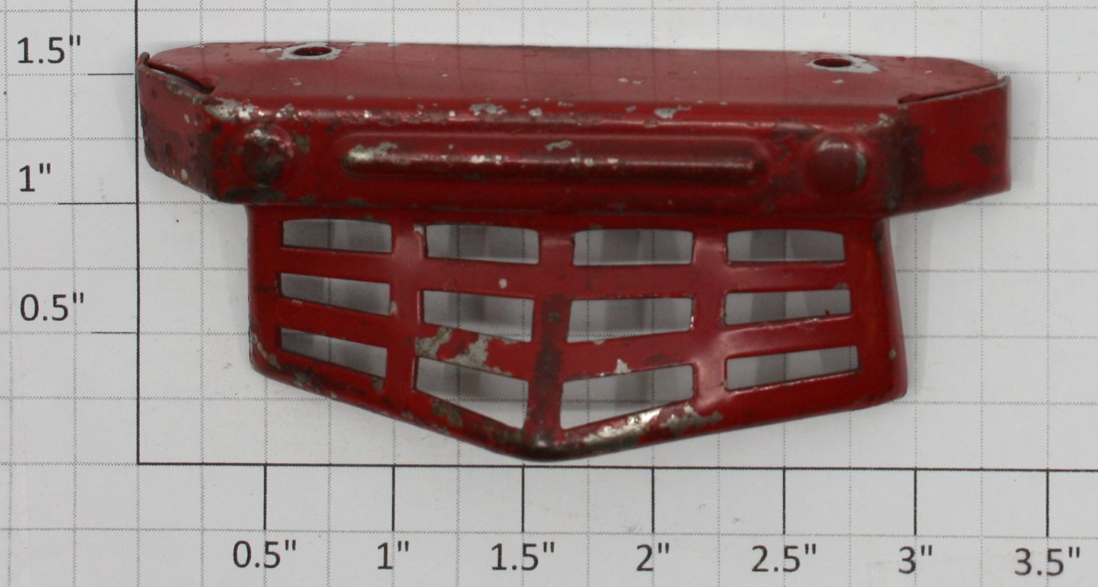Lionel 385E-40 Red Tinplate Pilot & Cowcatcher-Fits 385E, 392E and 1835E (Original)
