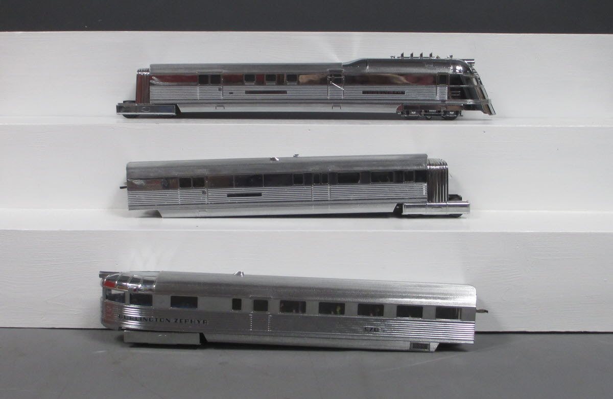 Lionel 651008 Burlington Pioneer Zephyr Passenger Set/Box eBay