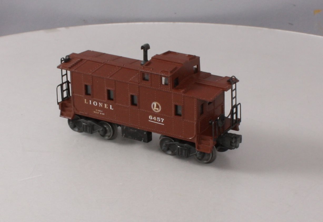 Lionel 6457 SP Style Illuminated Caboose with Plastic Smoke Stack EX