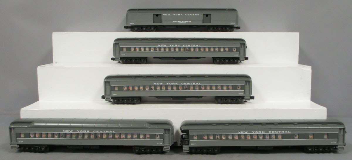 Williams 2701 New York Central 80 ft. 5Car Madison Passenger Set eBay