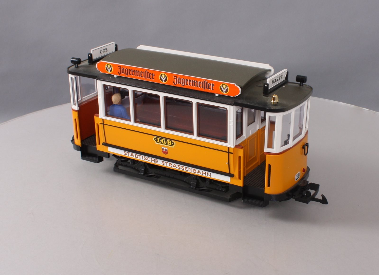 LGB 3500 Yellow NonPowered Streetcar / Trolley/Box eBay