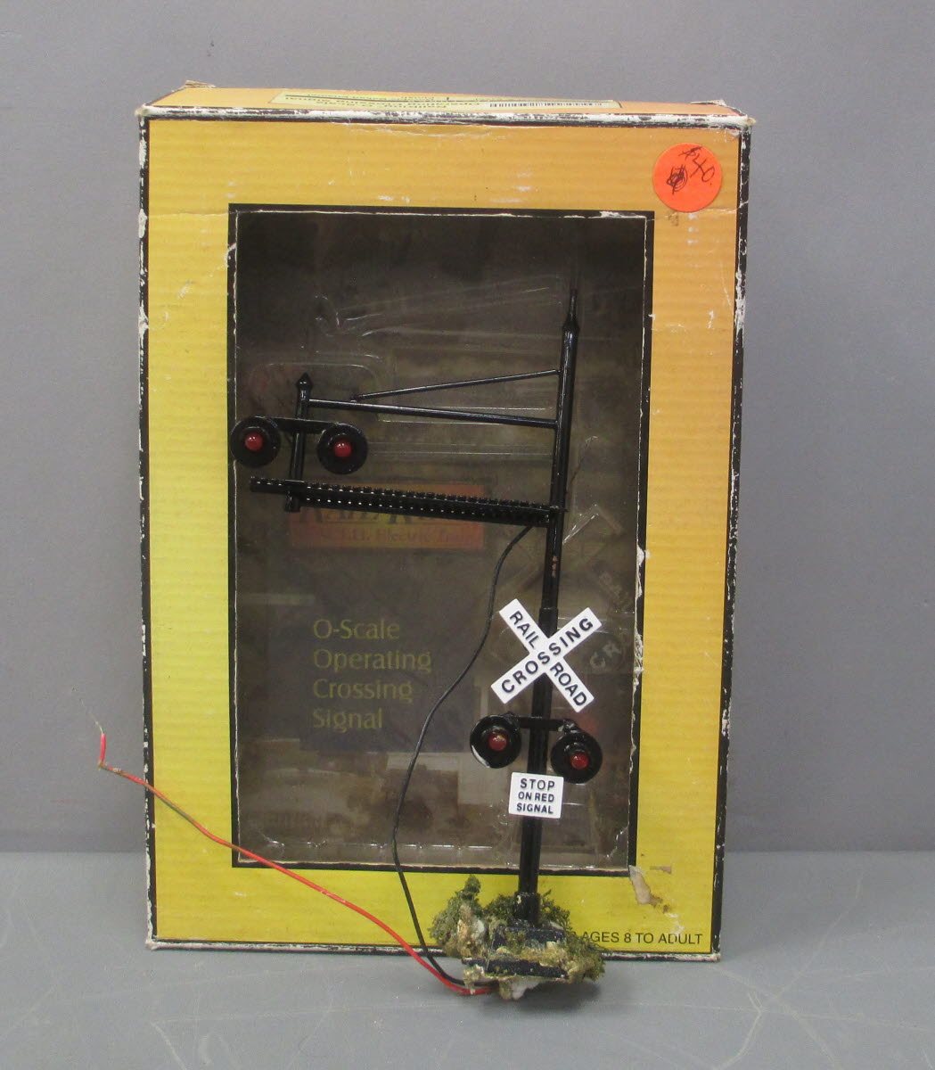 MTH 3011010 O Scale Operating Crossing Signal/Box 658081018348 eBay