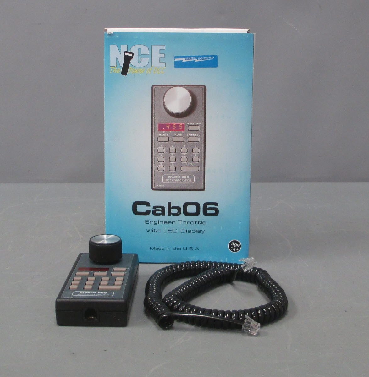 NCE 524040 Cab06r Wireless Engineer Throttle for 2 Rail DCC EX/Box eBay