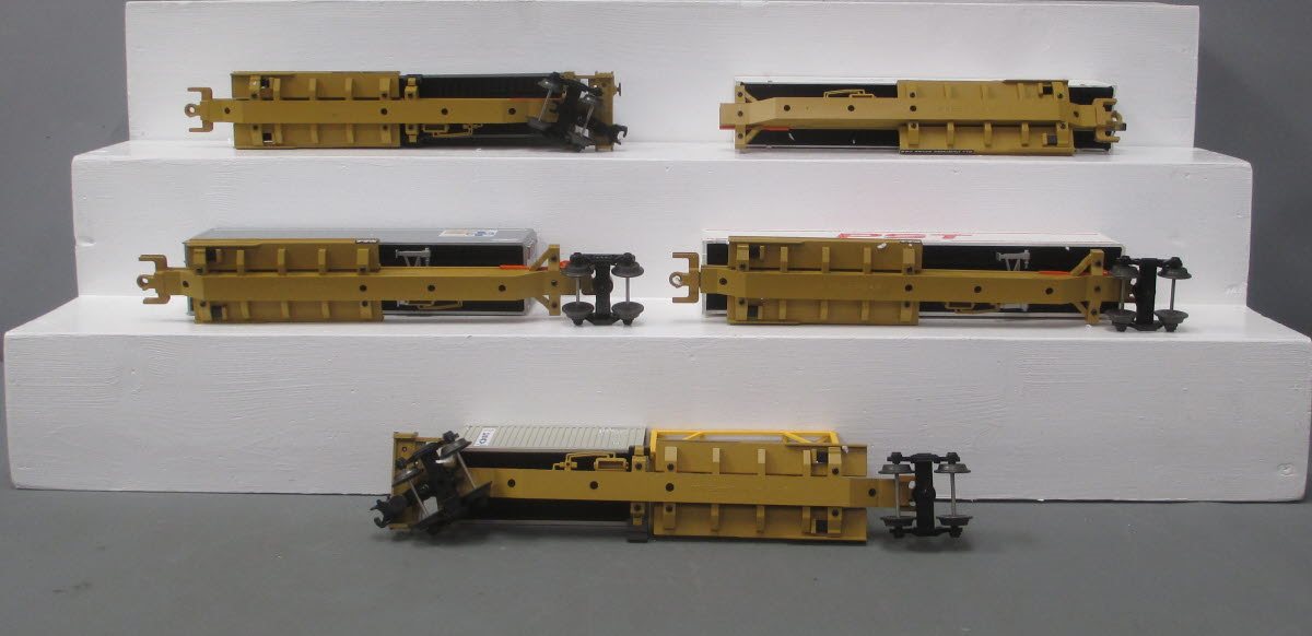 MTH 2095035 O T.T.U.X. Spline Car Set with Loads (Set of 5)/Box eBay