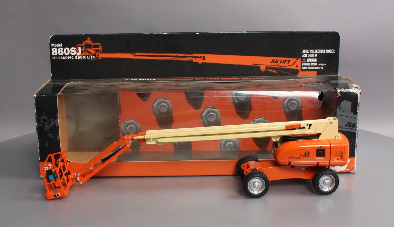 JLG 860SJ 132 Scale DieCast JLG Telescopic Boom Lift EX/Box eBay