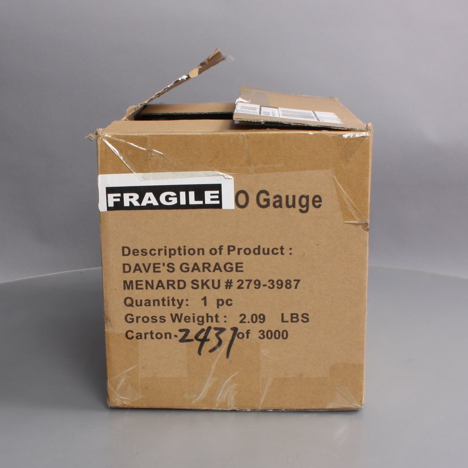 Menards 279-3987 O Scale Dave's Garage EX/Box | eBay