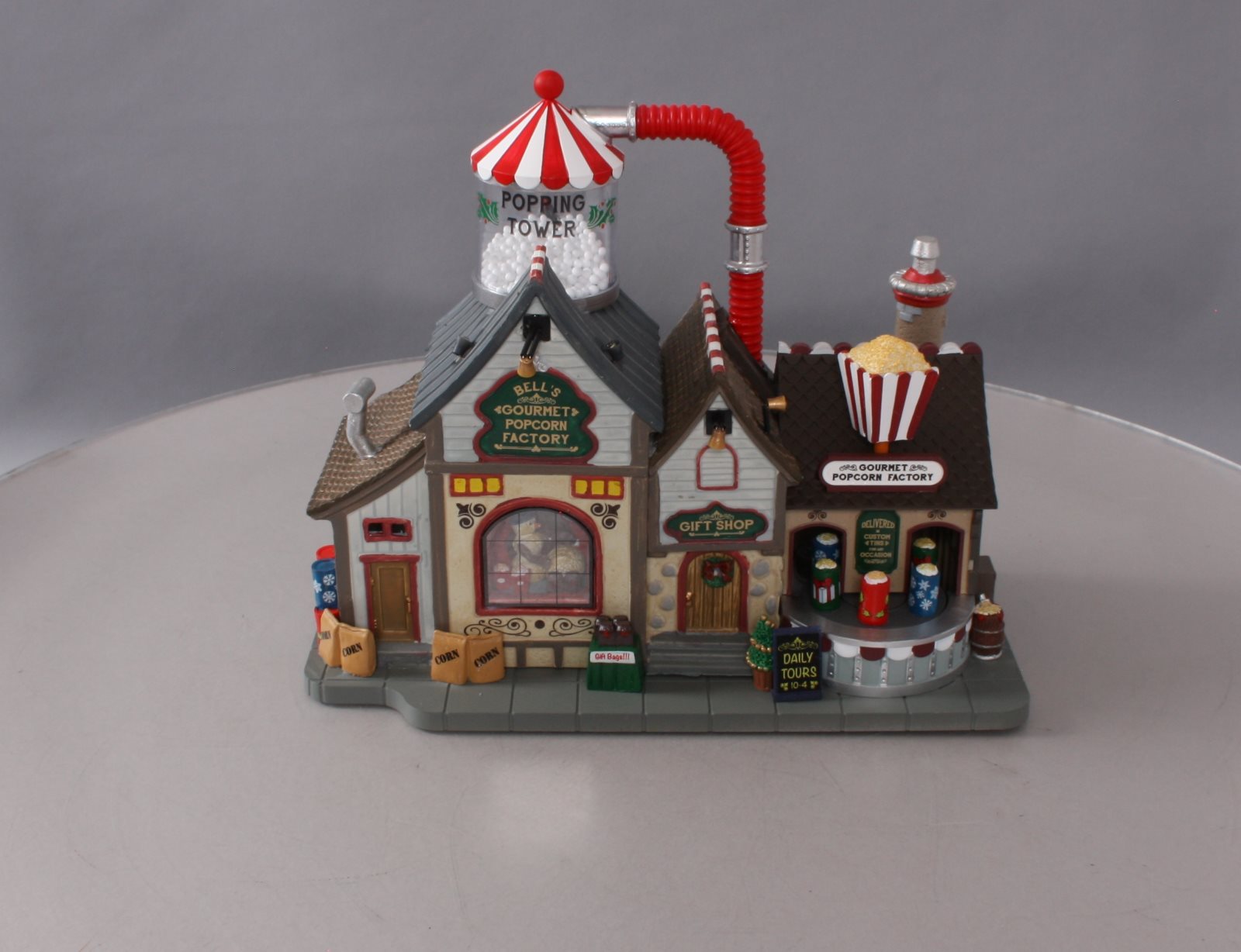 Lemax 75188 Bell's Gourmet Popcorn Factory EX/Box eBay