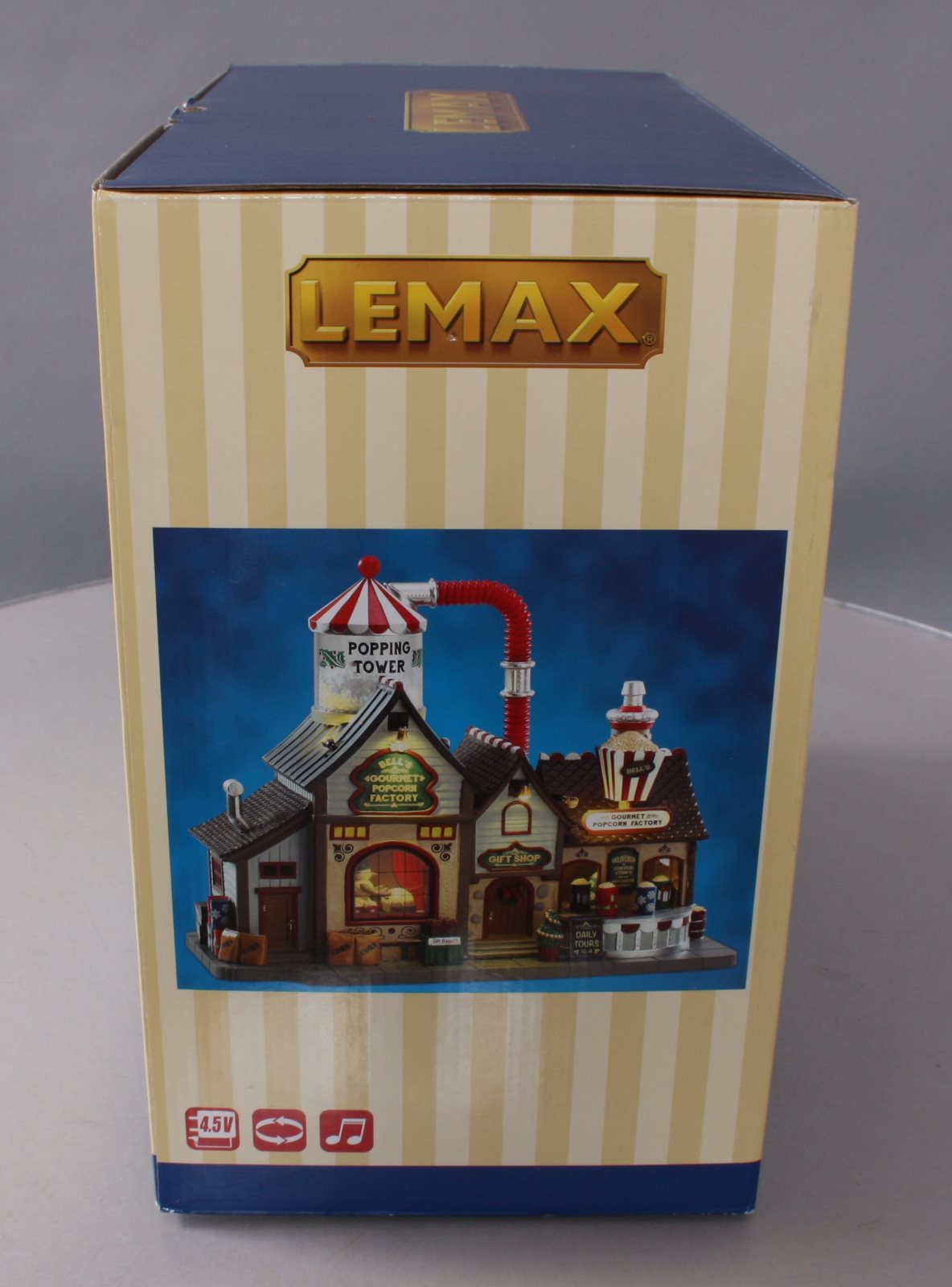 Lemax 75188 Bell's Gourmet Popcorn Factory EX/Box eBay