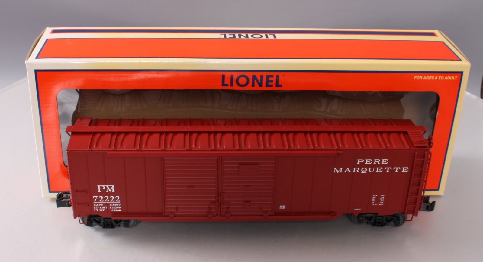 Lionel 627240 Pere Marquette DoubleDoor Boxcar w Auto Rack Load LN