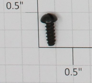 Lionel 8142-56 #6 x 5/16" Black Slotted Round Head Self Tapping Screw (Reproduction)