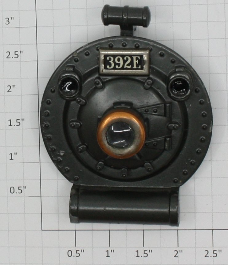 Lionel 392E-19 Gloss Black Boiler Front for 392E (Reproduction)