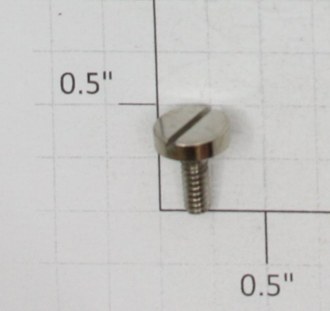 Lionel 400E-129 Nickel Slotted Cheese Head Collector Assembly Screw (Repro-Nickel)