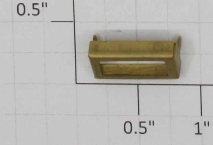 Lionel 385E-37 Brass Boiler Front Number Plate Frame - Fits 385E, 392E, 1835 (Repro-Brass)