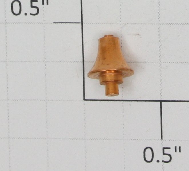 Lionel 257-13 Small Solid Turned Copper Ornamental Bell (Repro-Copper)