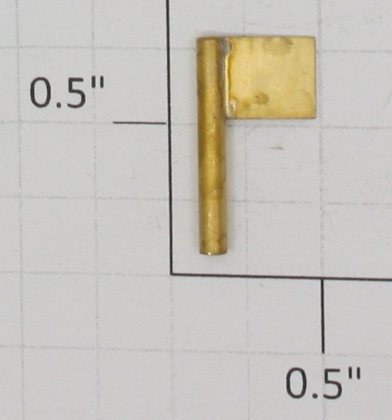 Lionel 390-76 Brass Flag (Repro-Brass)
