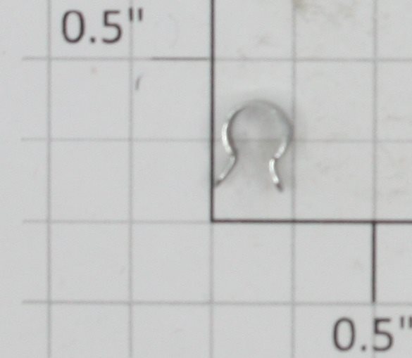Lionel 400E-43 Nickel Steam Piping Stanchion (Repro-Nickel)