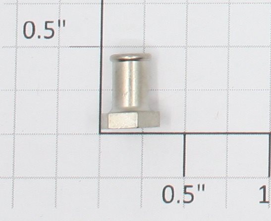 Lionel 408-26 O & Std. Gauge Nickel Hex Flag Holder Stanchion #6-32 Thread (Repro-Nickel/6-32)